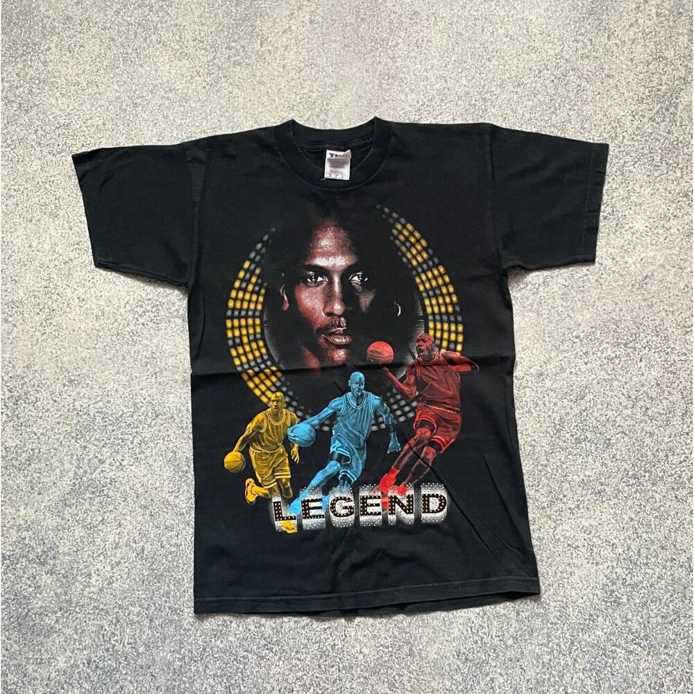 Tornado Activewear Tnd Legend Black T-Shirt Jersey Sz S Michael Jordan